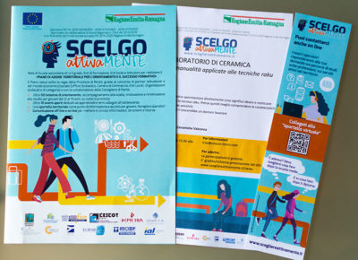 Brochure, schede informative e segnalibro per Scegliere Attivamente